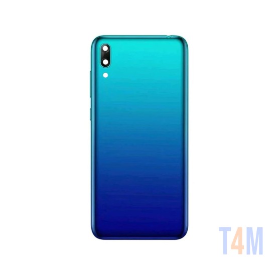 Tapa Trasera+Lente de Cámara Huawei Y7 2019 Azul